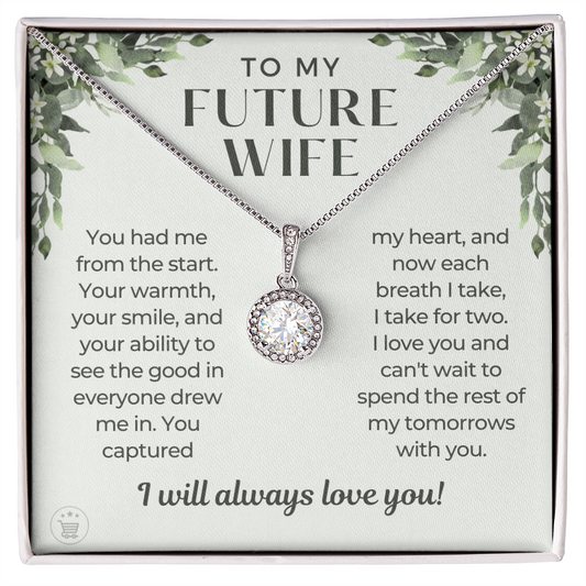 Future Wife, Future Mrs. Gift | Each Breath Necklace 0482T5