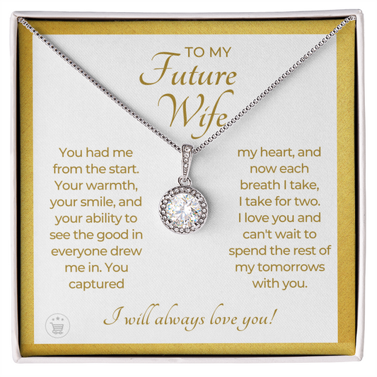 Future Wife, Future Mrs. Gift | Each Breath Necklace 0482T4