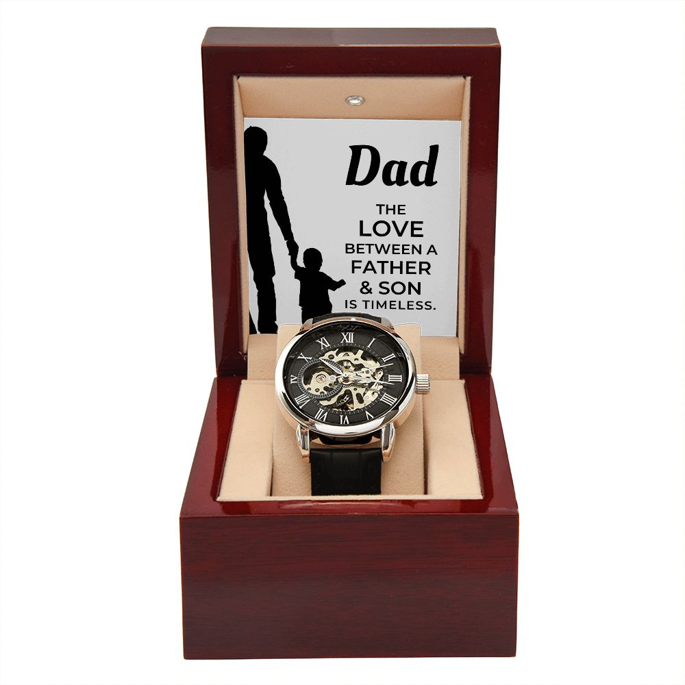 Gift For Dad From Son | Father and Son Men's Watch 0669T3