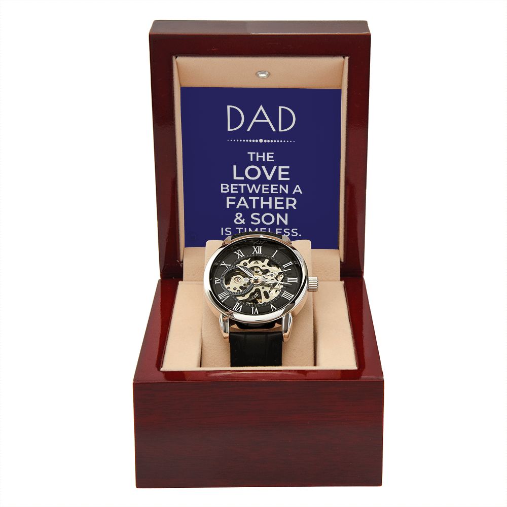 Gift For Dad From Son | Father and Son Men's Watch 0669T9