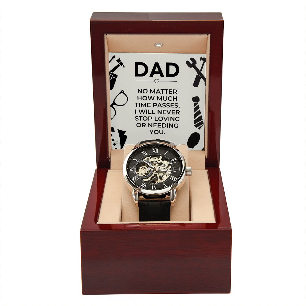 Gift For Dad | Never Stop Men's Watch 0671T4