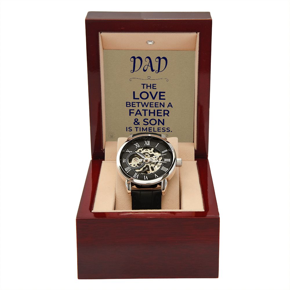 Gift For Dad From Son | Father and Son Men's Watch 0669T6