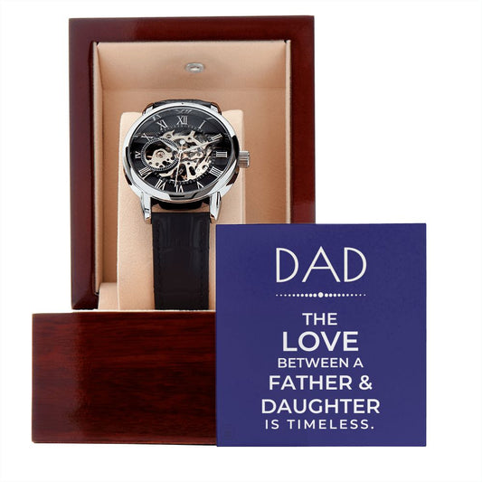 Gift For Dad From Daughter | Father and Daughter Men's Watch 0670T9