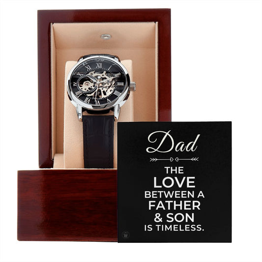 Gift For Dad From Son | Father and Son Men's Watch 0669T7