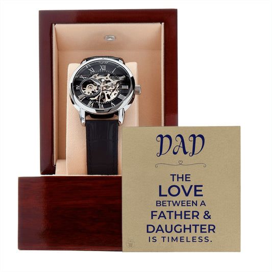 Gift For Dad From Daughter | Father and Daughter Men's Watch 0670T6