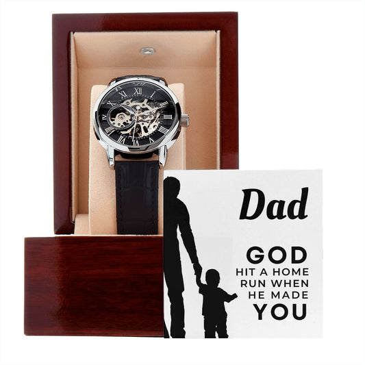 Gift For Dad | Home Run Men's Watch 0667T3