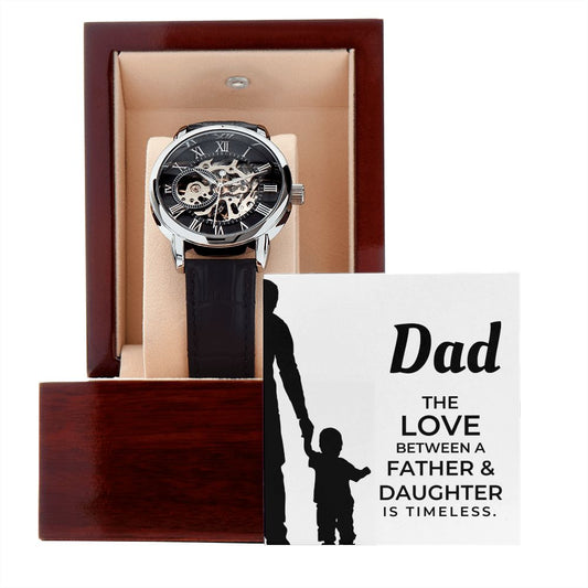 Gift For Dad From Daughter | Father and Daughter Men's Watch 0670T3