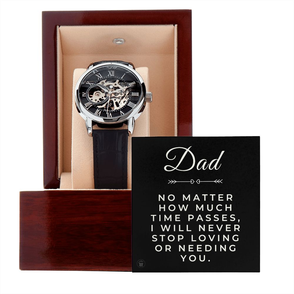 Gift For Dad | Never Stop Men's Watch 0671T7