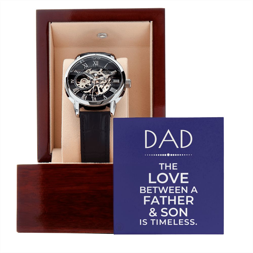 Gift For Dad From Son | Father and Son Men's Watch 0669T9