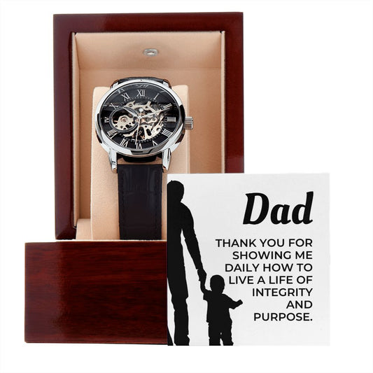 Gift For Dad | Thank You Men's Watch 0668T3