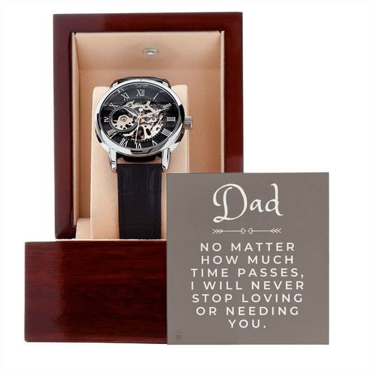 Gift For Dad | Never Stop Men's Watch 0671T8