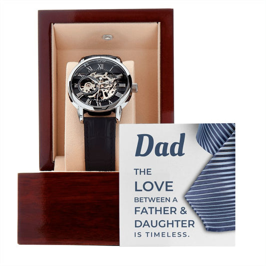 Gift For Dad From Daughter | Father and Daughter Men's Watch 0670T5
