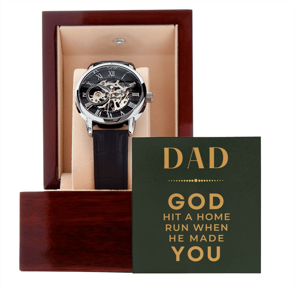 Gift For Dad | Home Run Men's Watch 0667T1