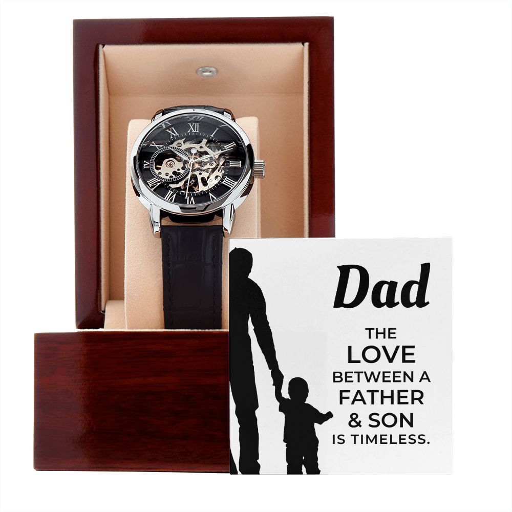 Gift For Dad From Son | Father and Son Men's Watch 0669T3