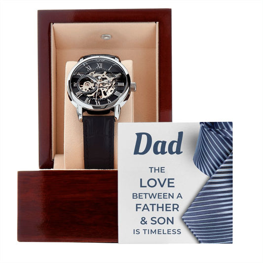 Gift For Dad From Son | Father and Son Men's Watch 0669T5