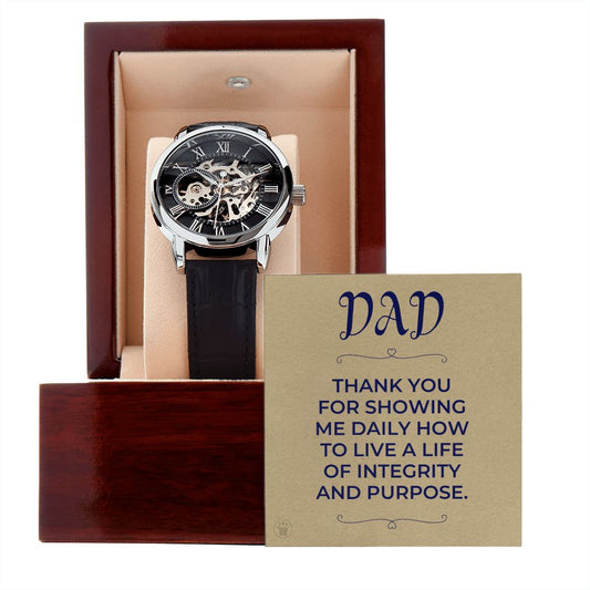 Gift For Dad | Thank You Men's Watch 0668T6