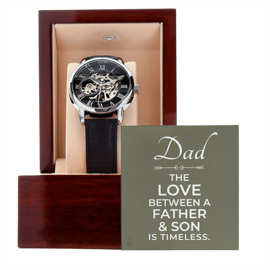 Gift For Dad From Son | Father and Son Men's Watch 0669T10