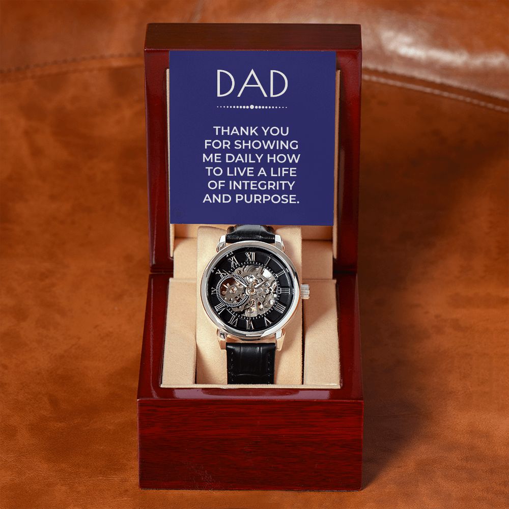 Gift For Dad | Thank You Men's Watch 0668T9