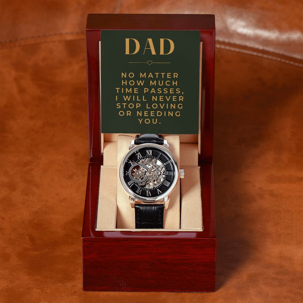 Gift For Dad | Never Stop Men's Watch 0671T1