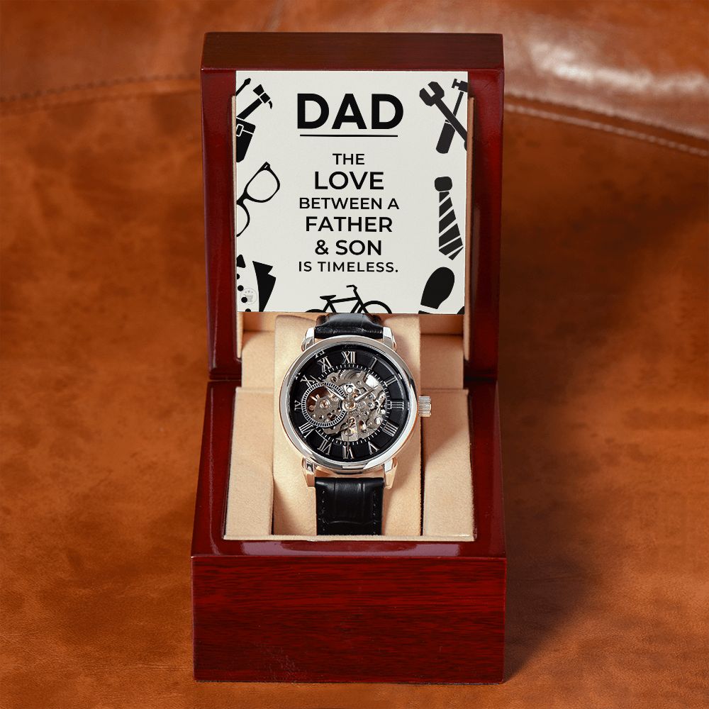 Gift For Dad From Son | Father and Son Men's Watch 0669T4