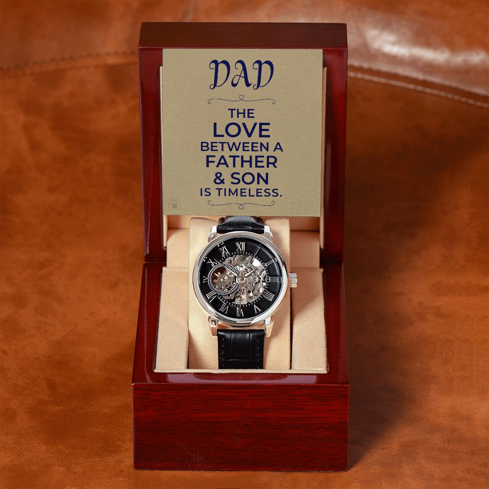 Gift For Dad From Son | Father and Son Men's Watch 0669T6