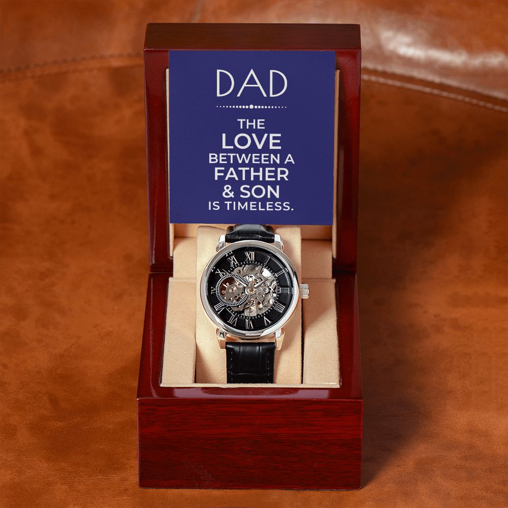 Gift For Dad From Son | Father and Son Men's Watch 0669T9