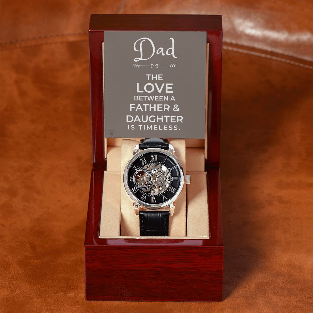 Gift For Dad From Daughter | Father and Daughter Men's Watch 0670T8
