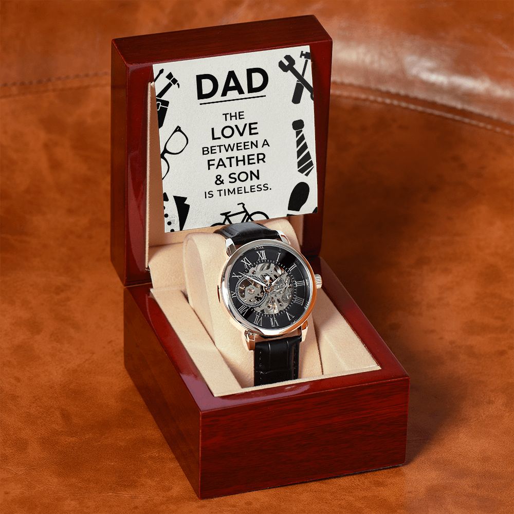 Gift For Dad From Son | Father and Son Men's Watch 0669T4