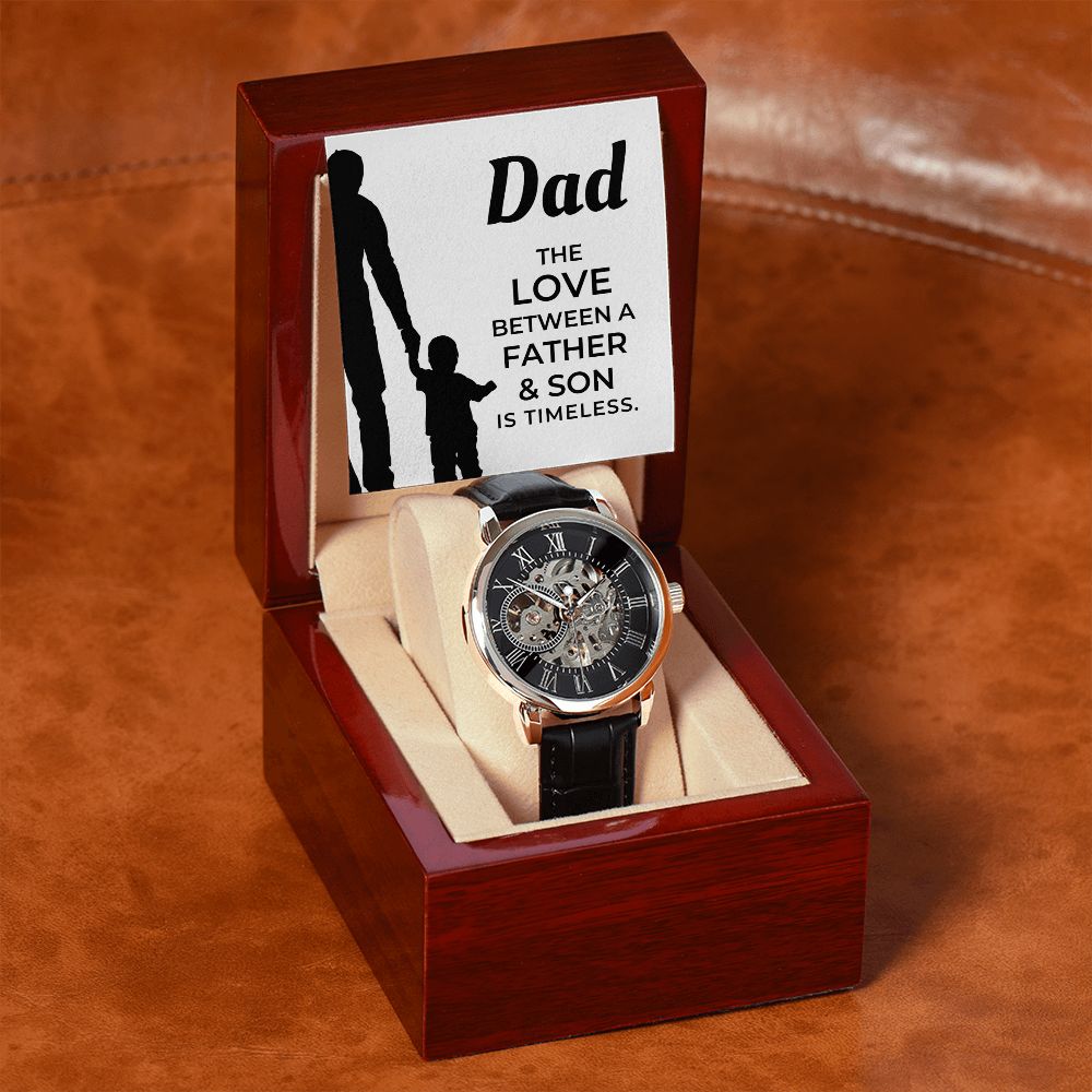 Gift For Dad From Son | Father and Son Men's Watch 0669T3