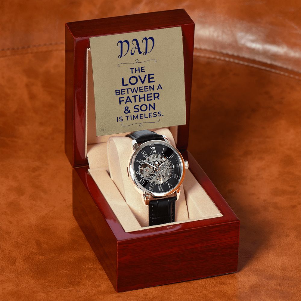 Gift For Dad From Son | Father and Son Men's Watch 0669T6