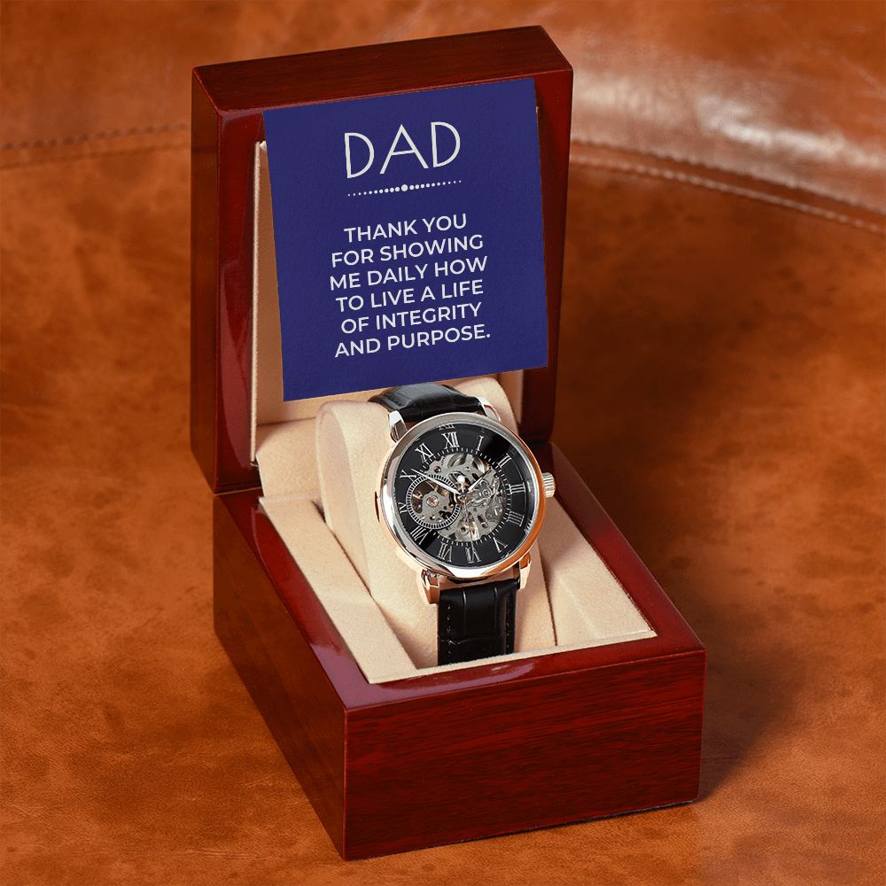 Gift For Dad | Thank You Men's Watch 0668T9