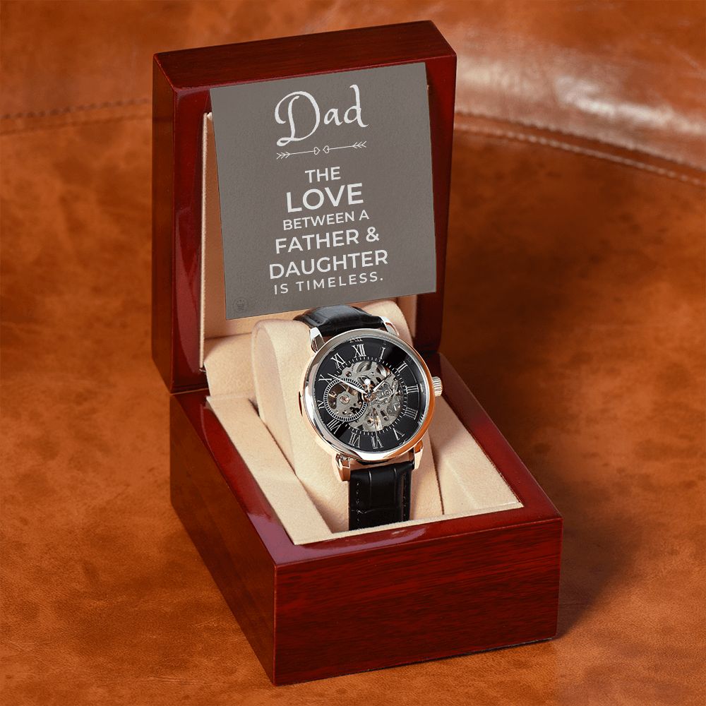 Gift For Dad From Daughter | Father and Daughter Men's Watch 0670T8