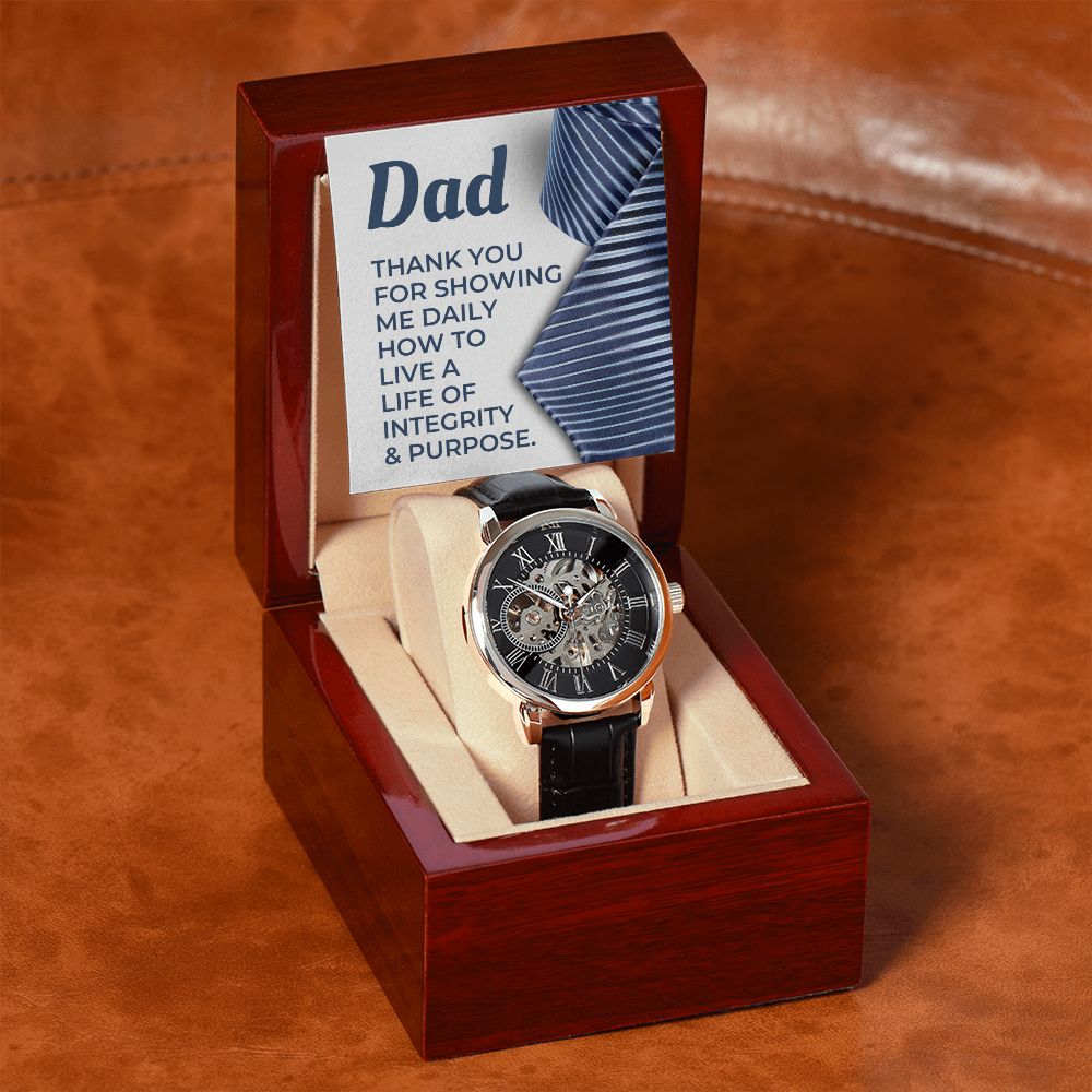 Gift For Dad | Thank You Men's Watch 0668T5