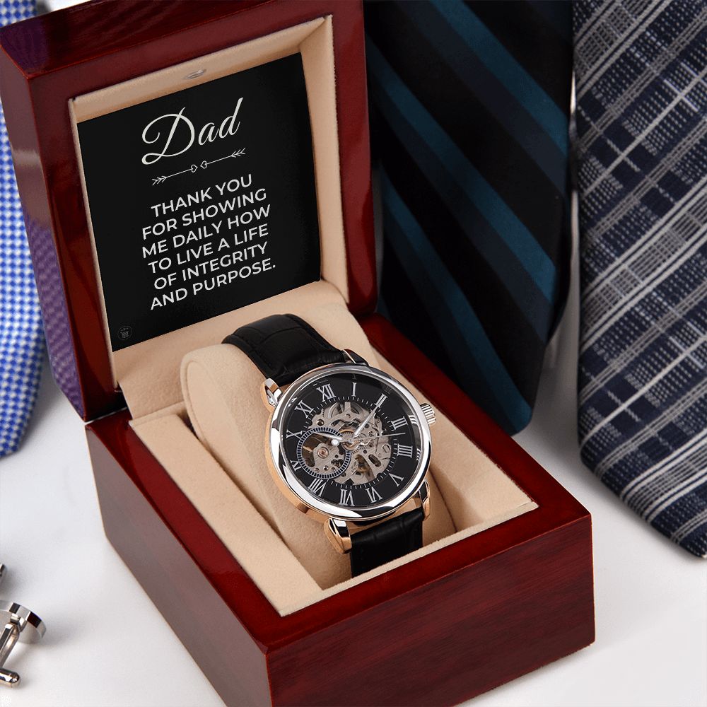 Gift For Dad | Thank You Men's Watch 0668T7