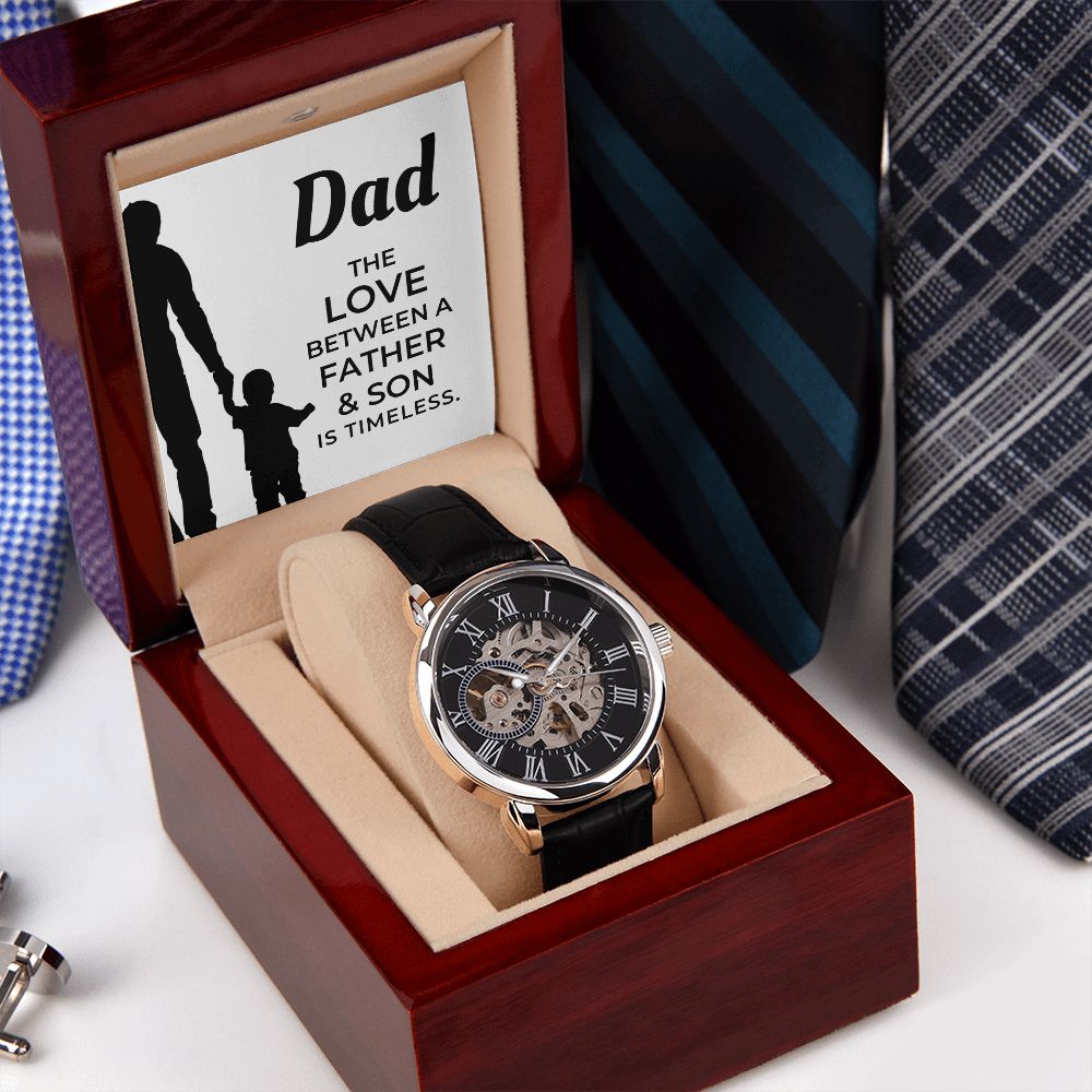 Gift For Dad From Son | Father and Son Men's Watch 0669T3