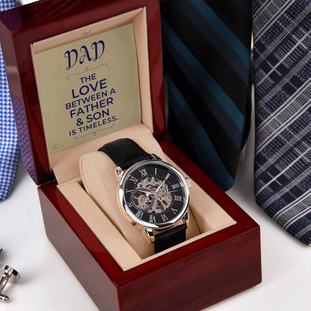 Gift For Dad From Son | Father and Son Men's Watch 0669T6