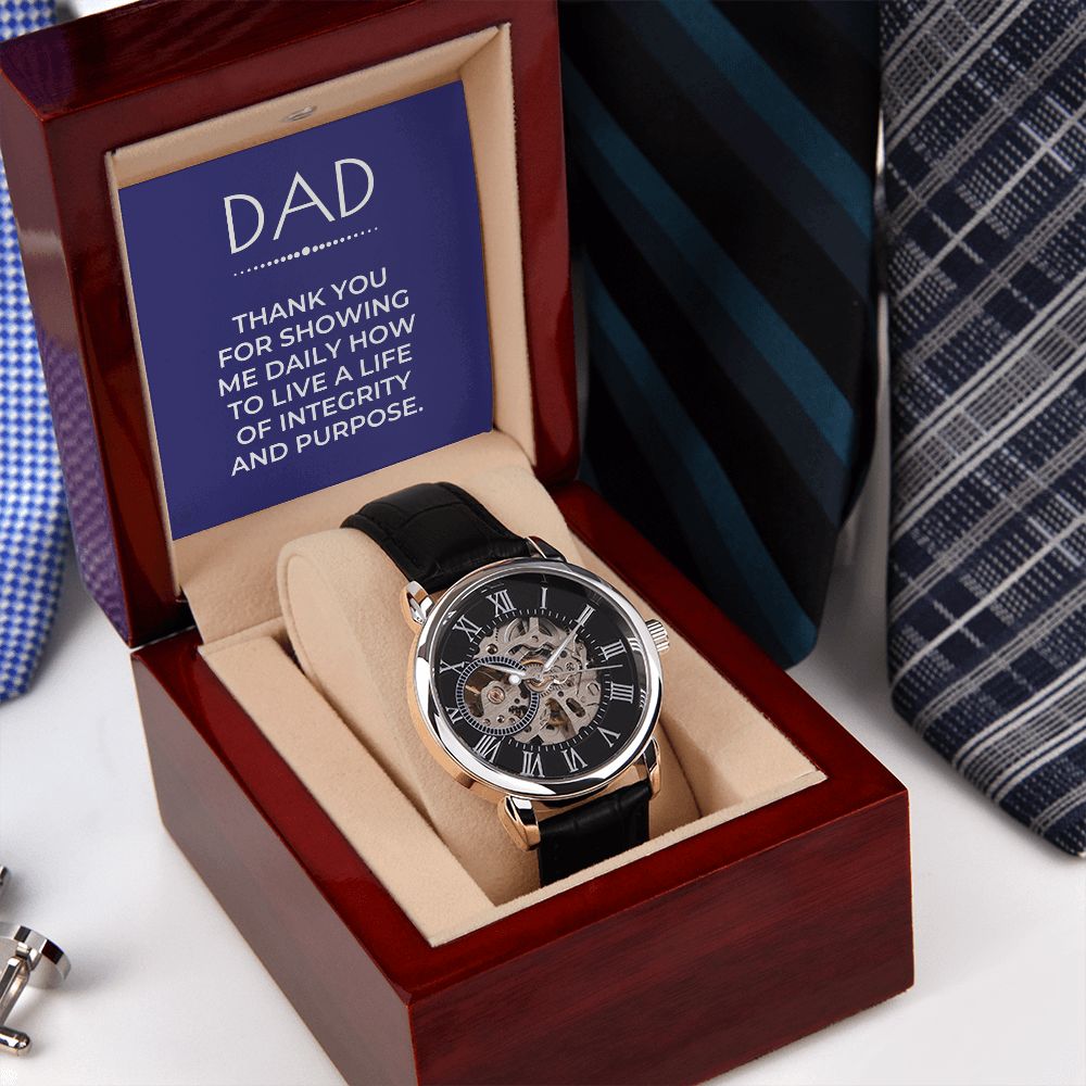 Gift For Dad | Thank You Men's Watch 0668T9