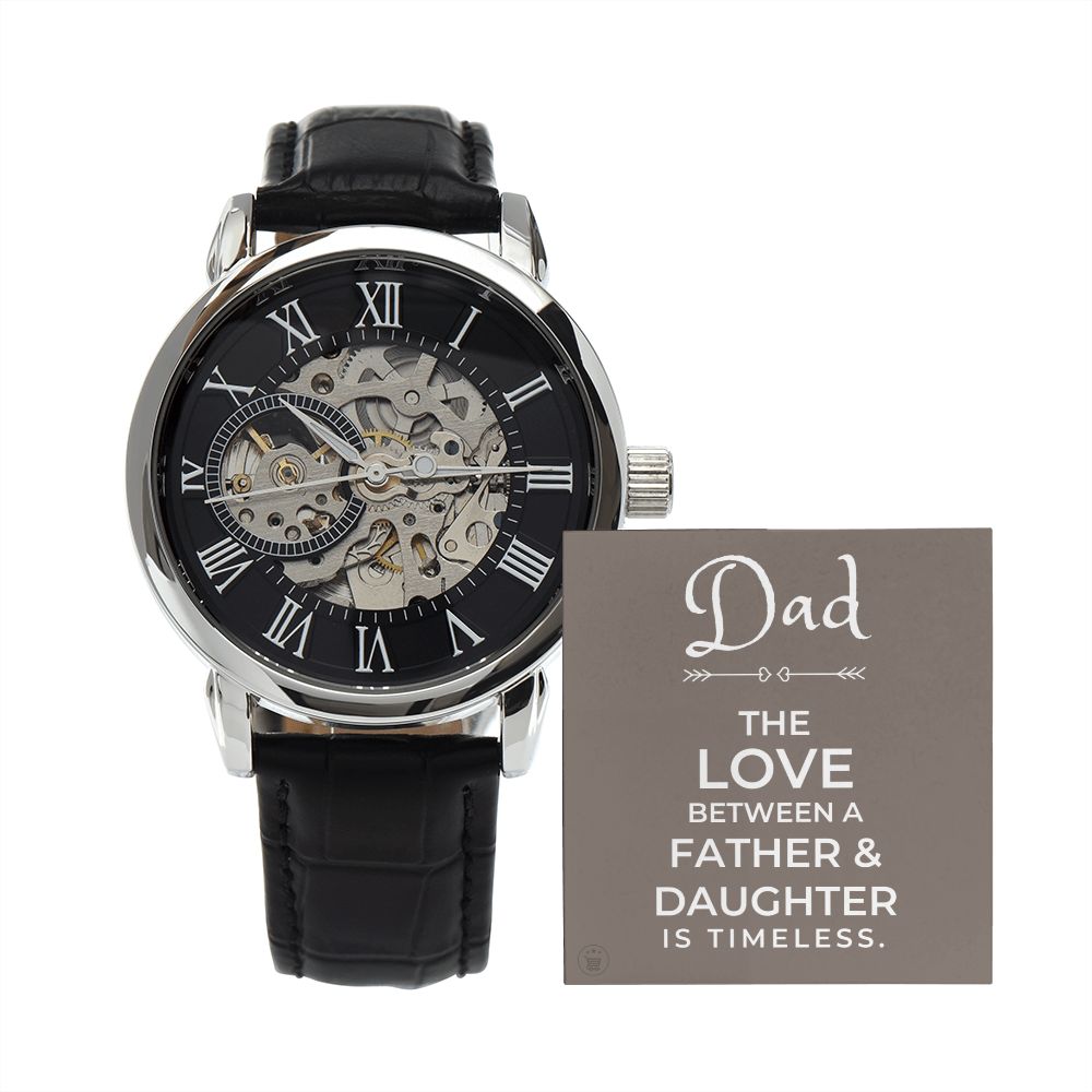 Gift For Dad From Daughter | Father and Daughter Men's Watch 0670T8
