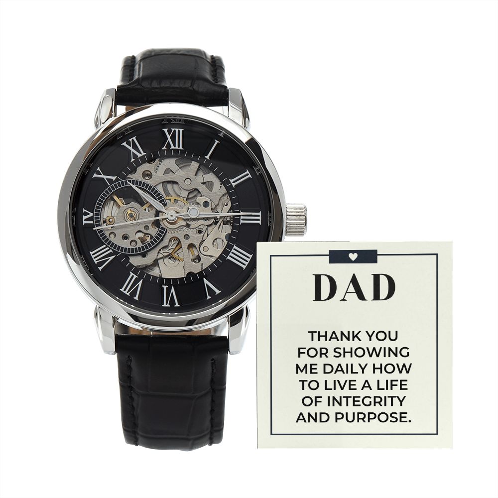 Gift For Dad | Thank You Men's Watch 0668T2