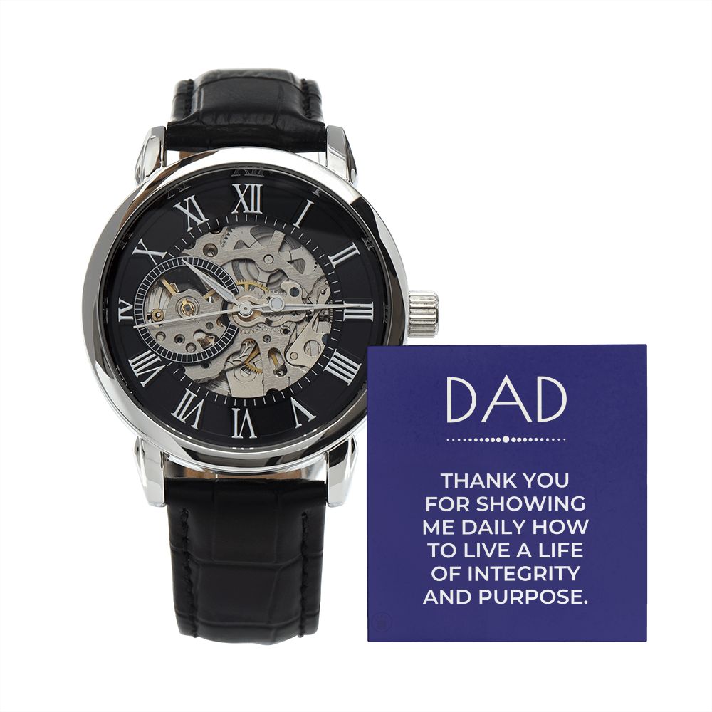 Gift For Dad | Thank You Men's Watch 0668T9