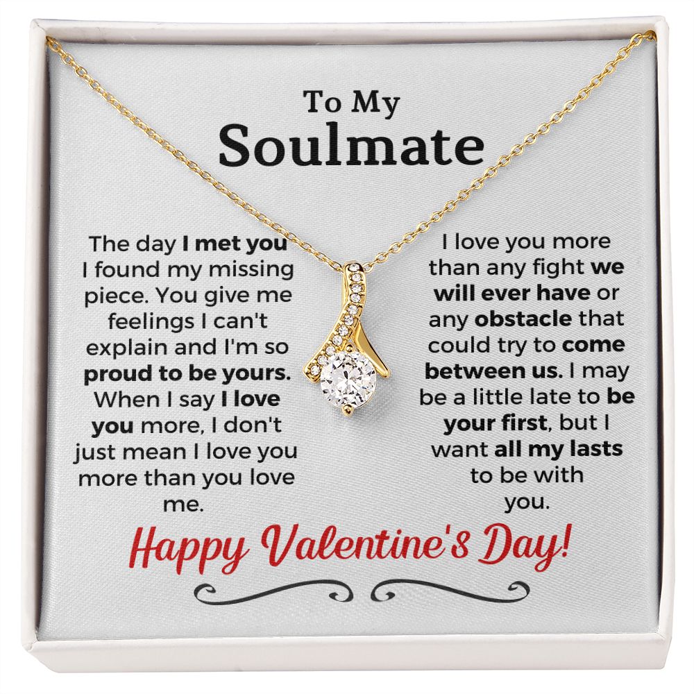 Soulmate Gift | Proud To Be Yours - Valentine Gift Necklace 0738T2A