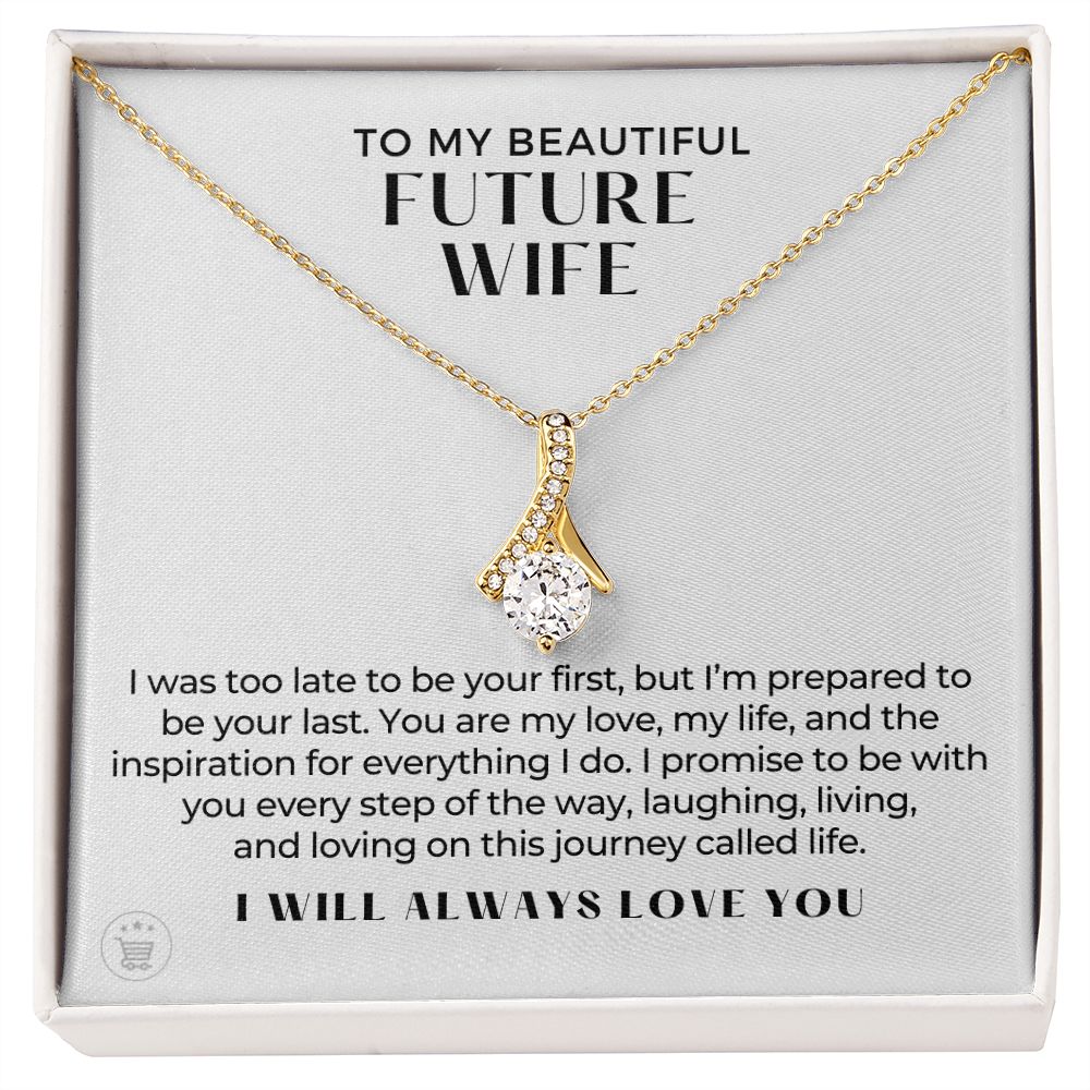 Future Wife, Mrs. Gift | Every Step Necklace 0644T4