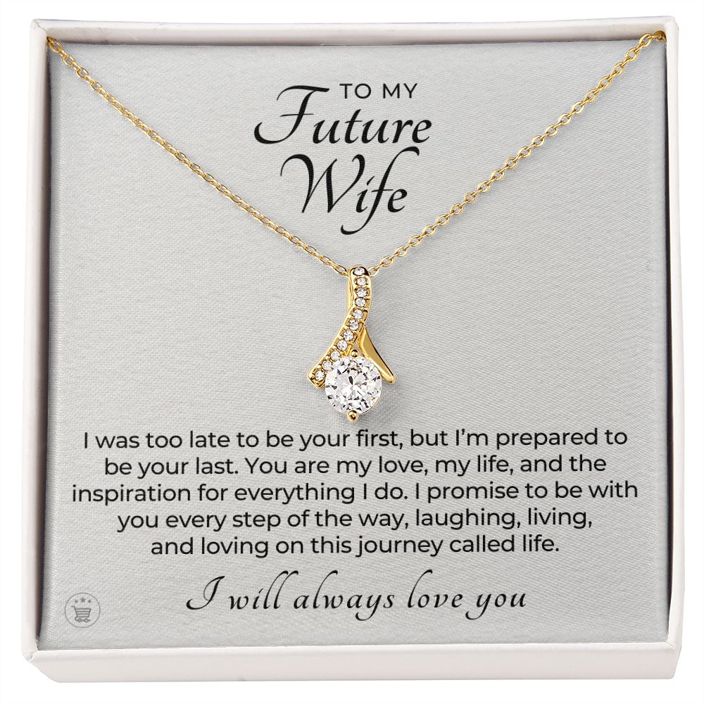 Future Wife, Mrs. Gift | Every Step Necklace 0644T1