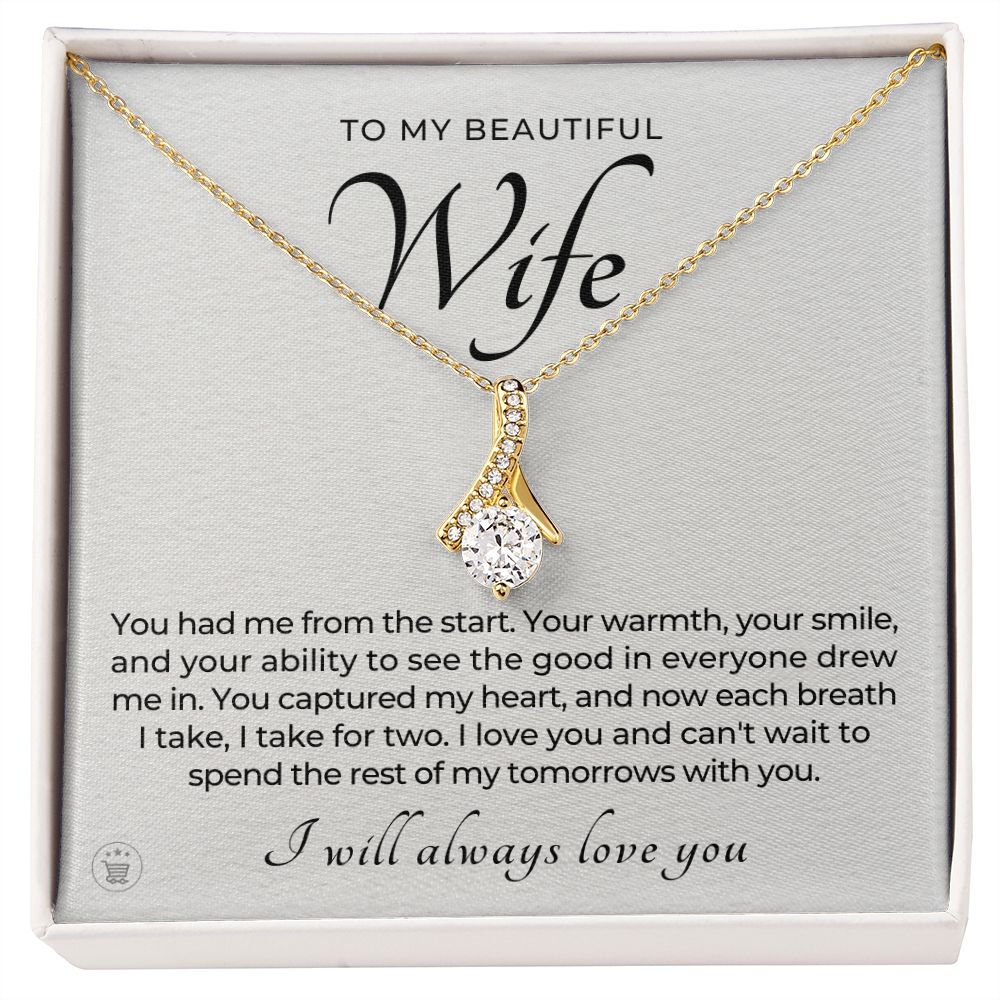 Gift For Wife | Each Breath Necklace 0642T1