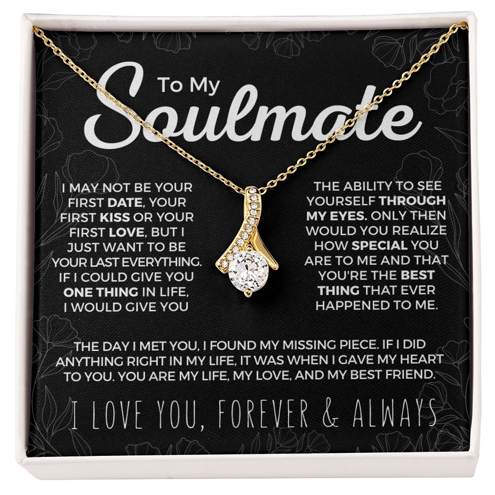 Soulmate Gift | My Life, Love & Best Friend Necklace 0774T1A