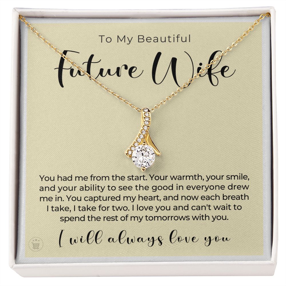 Future Wife, Mrs. Gift | Each Breath Necklace 0641T7