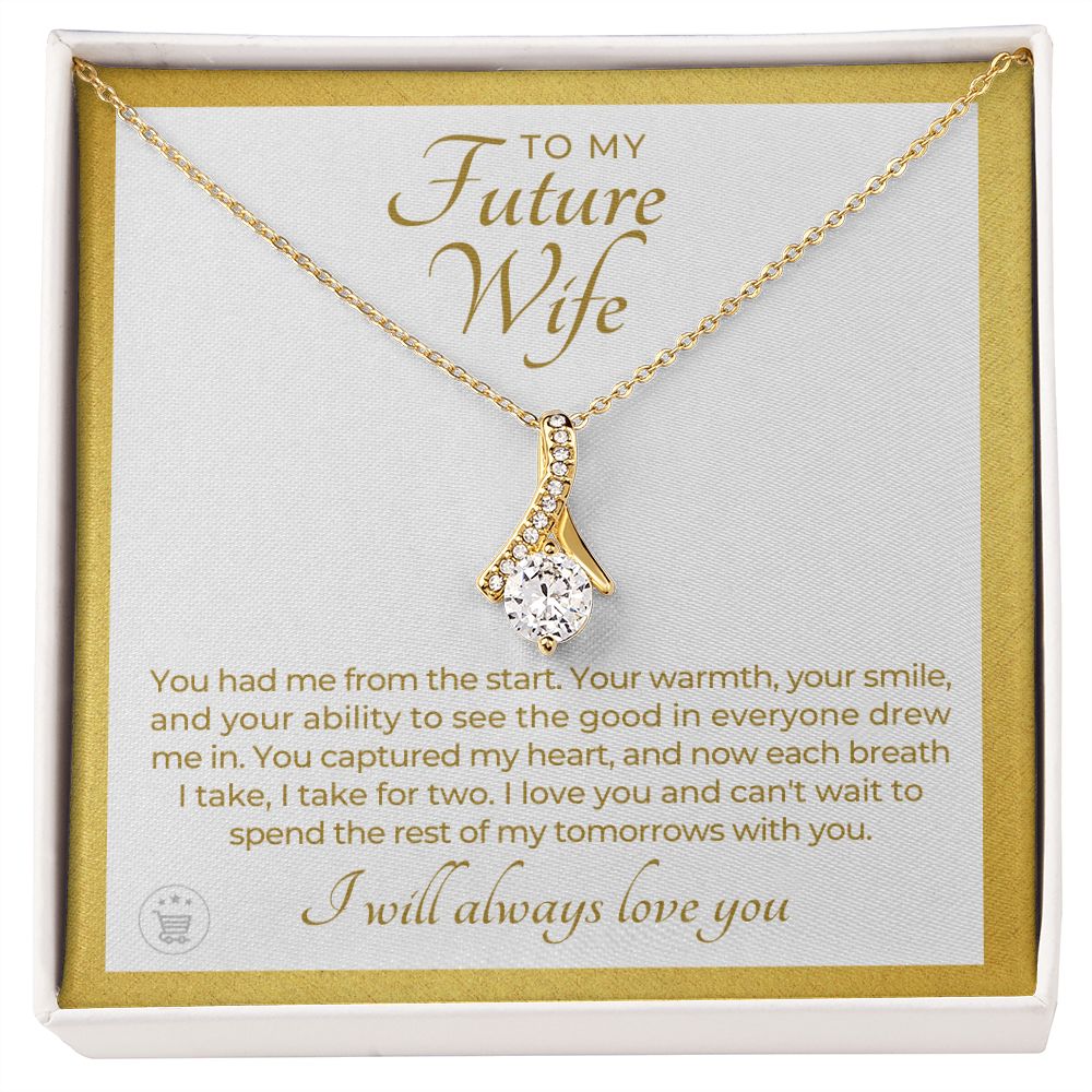 Future Wife, Mrs. Gift | Each Breath Necklace 0641T5