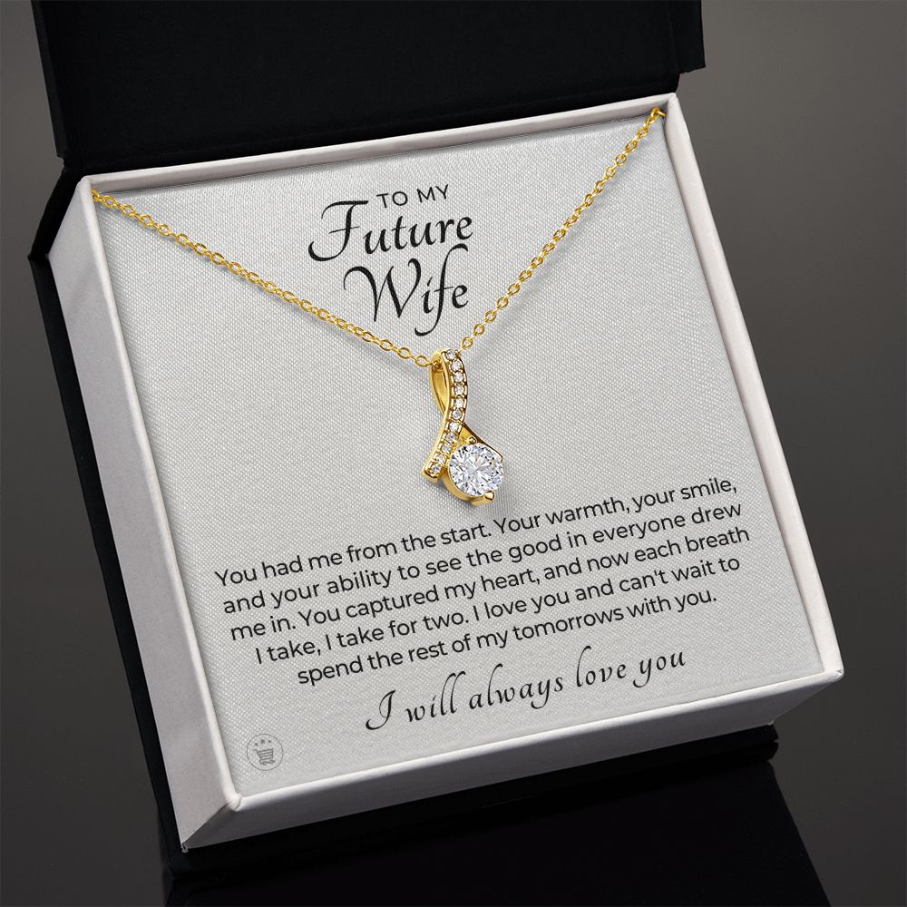 Future Wife, Mrs. Gift | Each Breath Necklace 0641T1