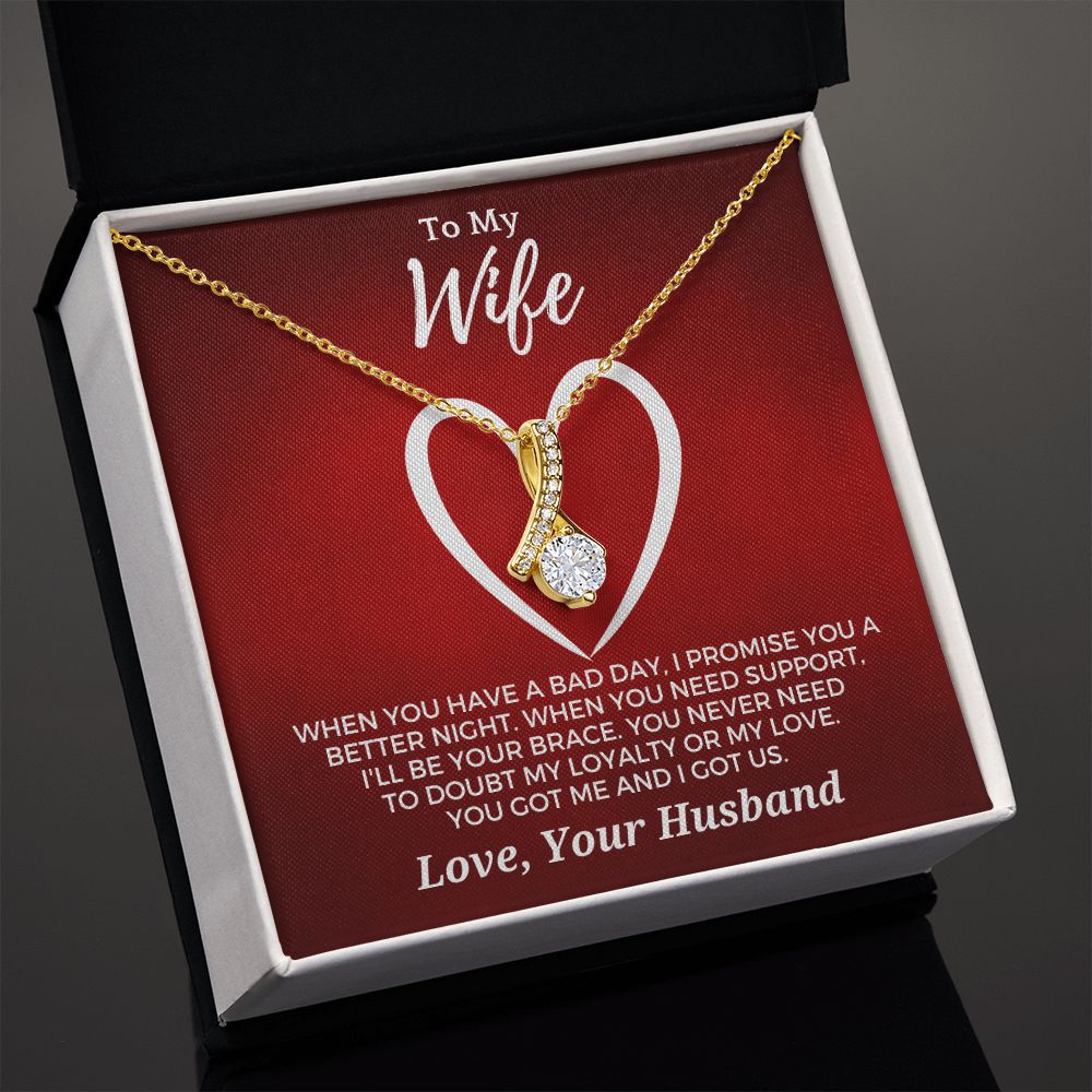 Future Wife, Mrs. Gift | I Love You Necklace 0733T8A