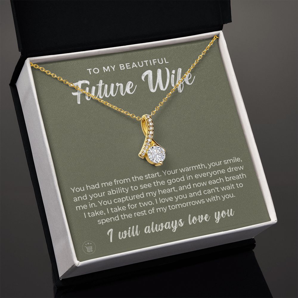 Future Wife, Mrs. Gift | Each Breath Necklace 0641T10